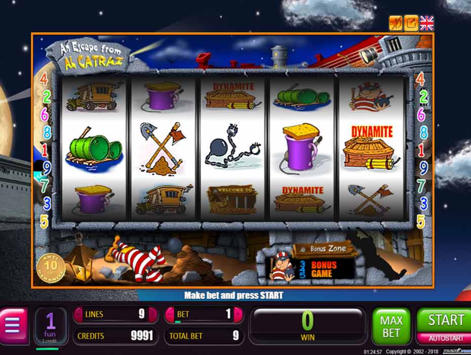 Игровой автомат alcatraz играть онлайн код привлечения betfair