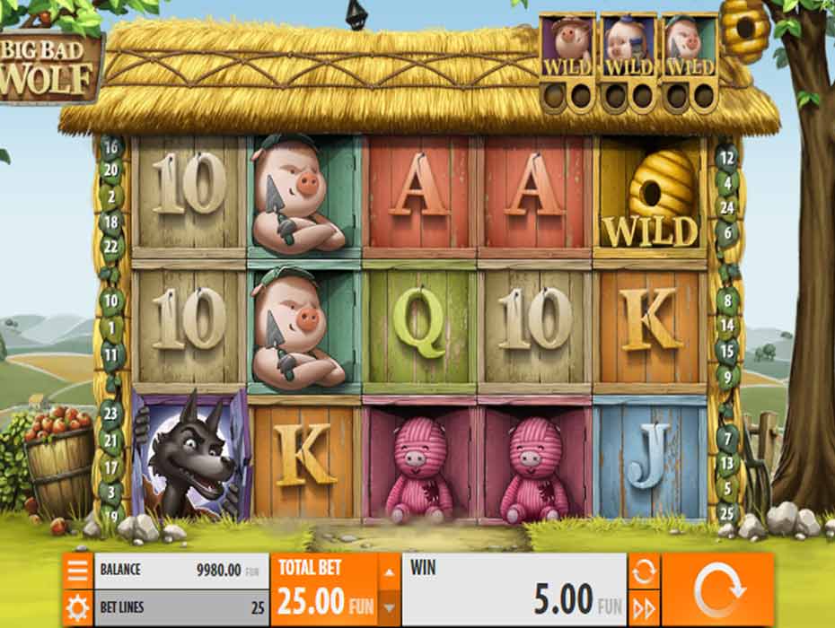 Игровой автомат Big Bad Wolf (Три Поросенка) онлайн играть бесплатно без регистрации в интернет казино – интересная сказка, которая наполнена сюрпризами и настоящими денежными бонусами!